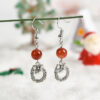 Christmas Bead Earrings 3PCS Set Jewellery