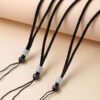 Hand-woven Adjustable Necklace Cord With Beads
