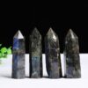Labradorite Tower Natural Crystal Wand