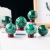 Malachite Ball Crystal Quartz Bulk