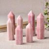 Pink Opal Tower Crystal Healing Wand
