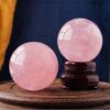 Rose Quartz Sphere Large Crystal Balls