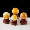 Calcite Balls Yellow Calcite Sphere