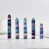 Fluorite Tower Point Rainbow Thin Crystal ‎Wand