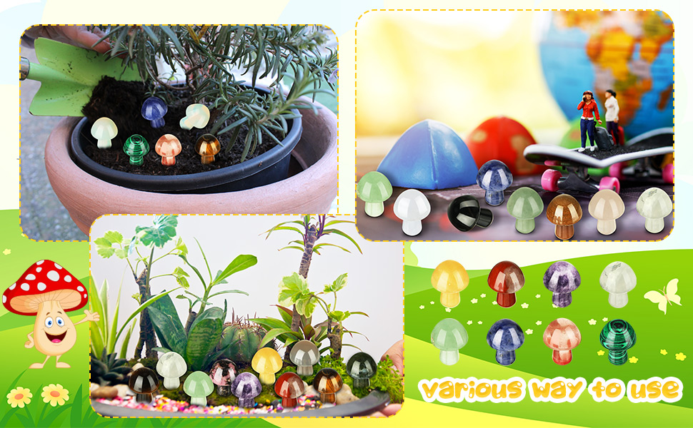 Mini Mushroom Crystals Stone Bulk