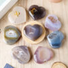 Cave Agate Heart Shaped Crystal Bulk