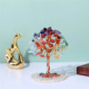 Crystal Copper Wire Wrapped Gemstones Tree