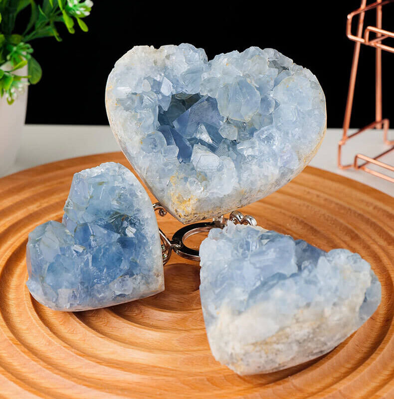 Kyanite Cluster Heart Crystal Stone