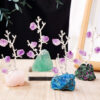 Natural Crystal Raw Stone Flower Tree Decor