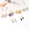 Raw Crystal Stone Earring Bulk
