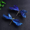 Tourmaline Dragonfly Crystal Plated Crafts