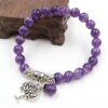 Amethyst Bracelet Wholesale Tree Of Life Pendant