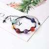 7 Chakras Woven Bracelet Wholesale Jewelry