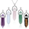 Healing Hexagonal Pendant Gemstone Necklace