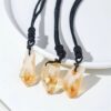 Raw Citrine Stone Necklace Crystal Wholesale