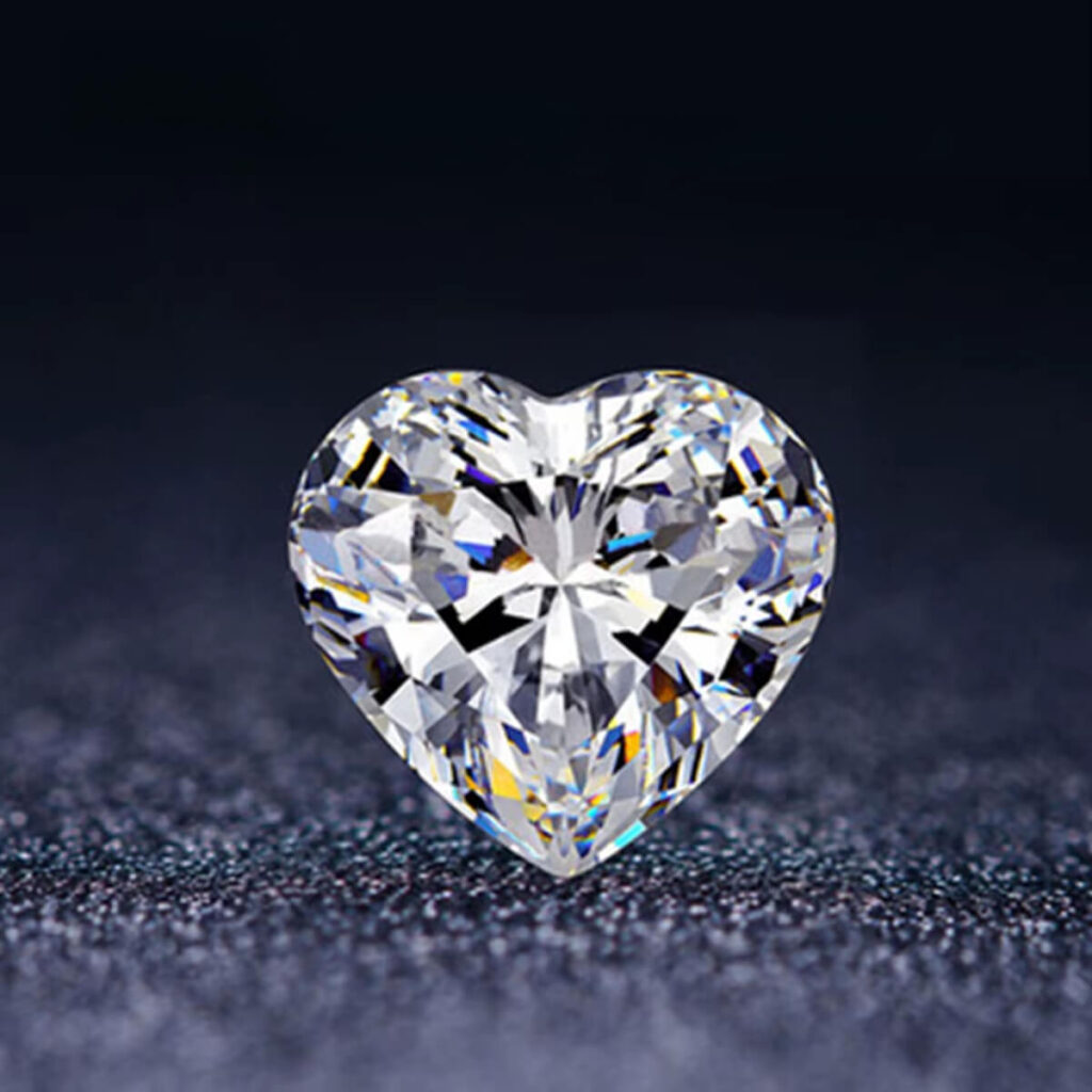 D Color Heart Shaped Moissanite Loose Stone
