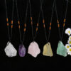 Irregular Natural Crystal Raw Stone Necklace