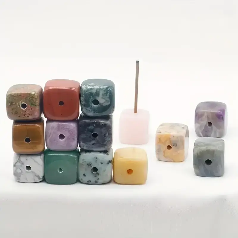 Natural Agate Crystal Incense Holders - Image 3