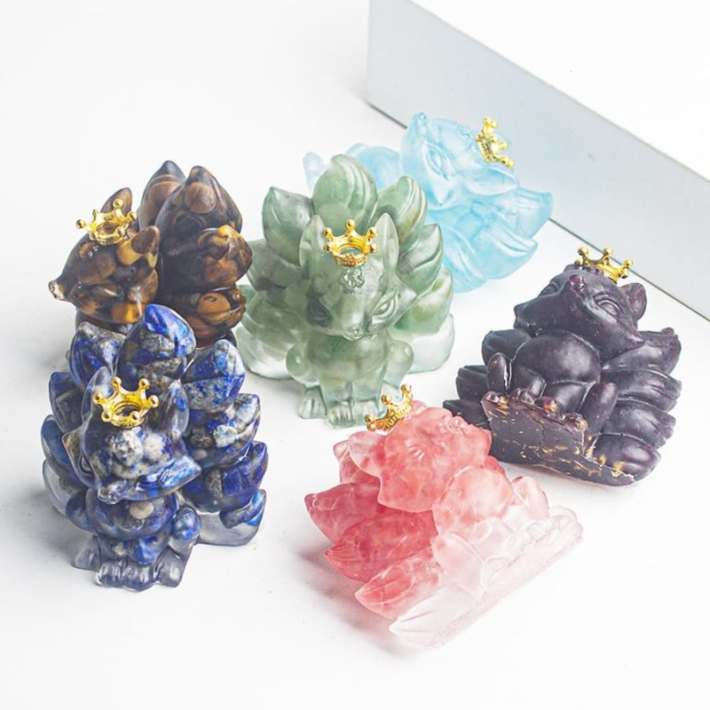 Cute Crystal Decor Pieces-Fox