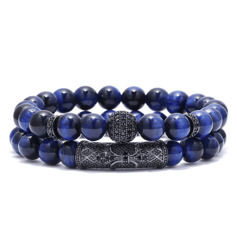 Tiger Eye 2Set Crystal Healing Bracelets