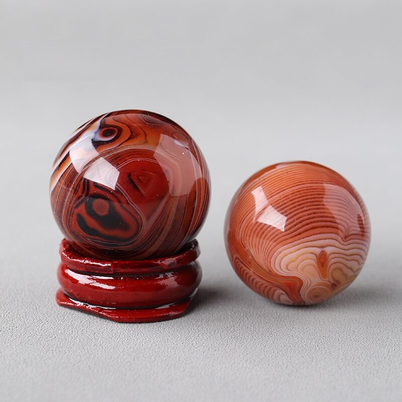 1.2" Colour Crystal Sphere Balls With Base - Image 12