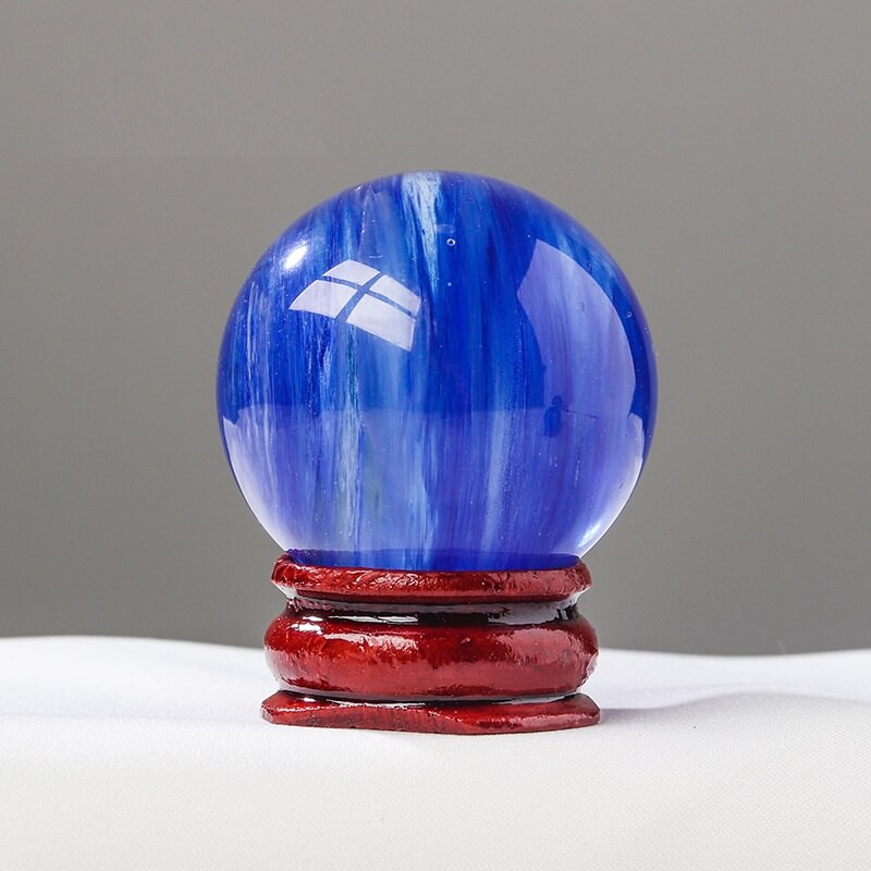 1.2" Colour Crystal Sphere Balls With Base - Image 6