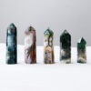Agate Point Crystal Moss Agate Towers