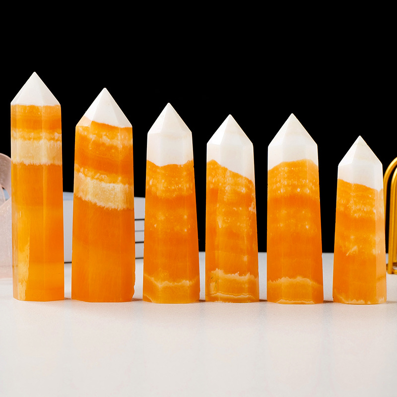 Calcite Quartz Large Yellow Calcite Tower