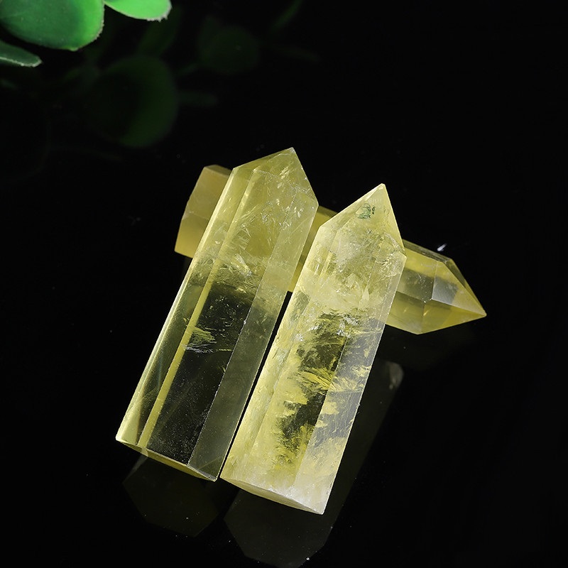 Citrine Point Crystal Tower Yellow Quartz Wand