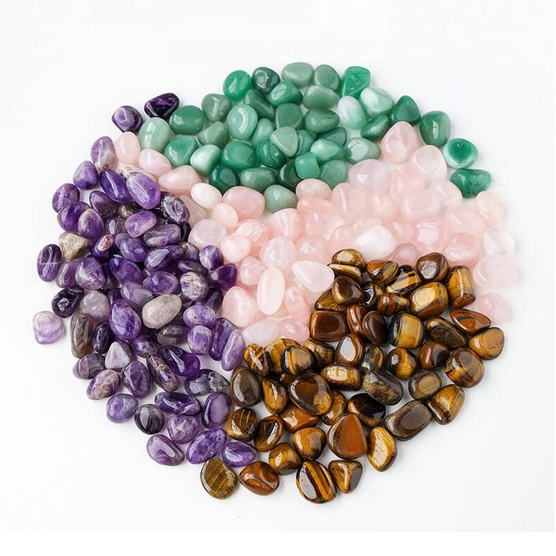 0.8" Tumbled Stone Crystals Quartz Bulk 200G