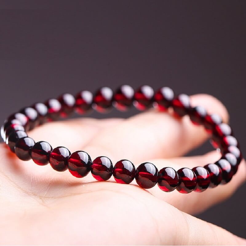Garnet Crystal Bracelet Beads Wholesale