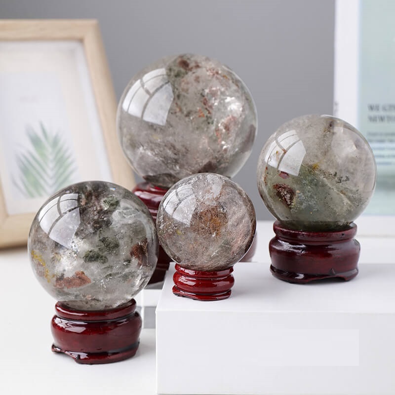 Ghost Crystal Ball Sphere Wholesale Stones