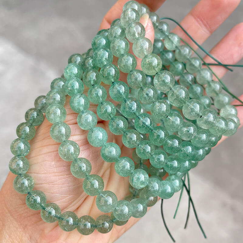 Green Strawberry Crystal Bracelet Bulk