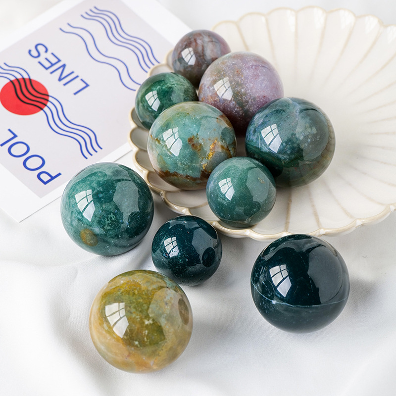 Jasper Ball Ocean Jasper Sphere Bulk