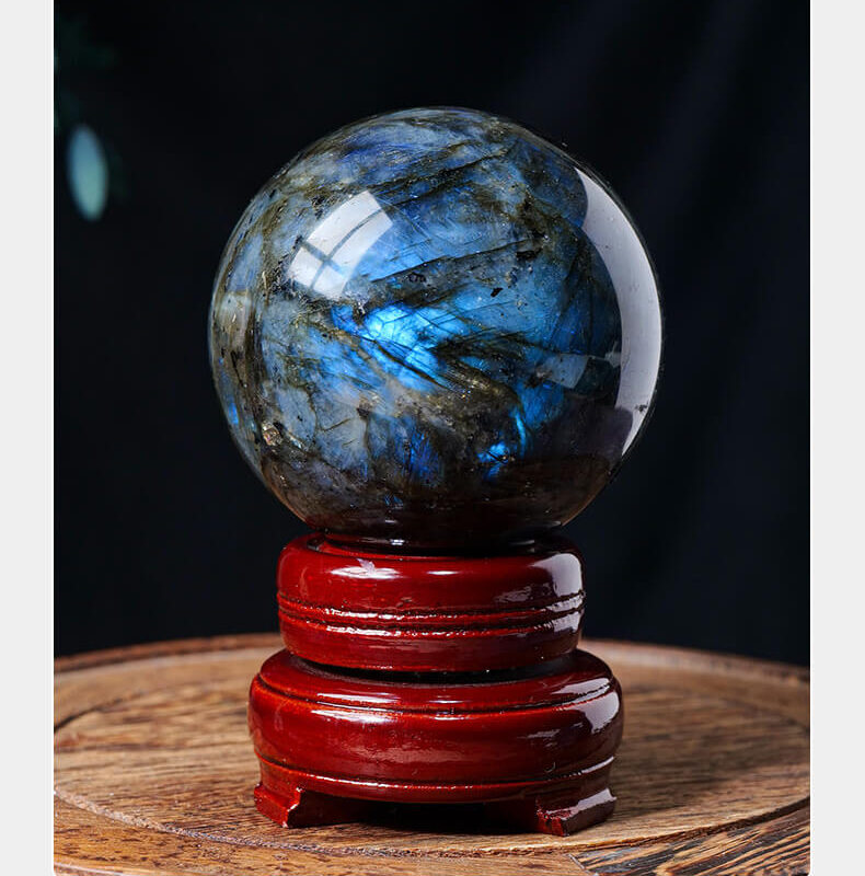 Labradorite Balls Crystal Gray Labradorite Stone