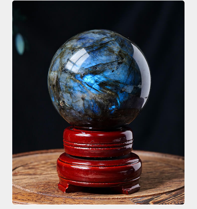 Labradorite Balls Crystal Gray Labradorite Stone