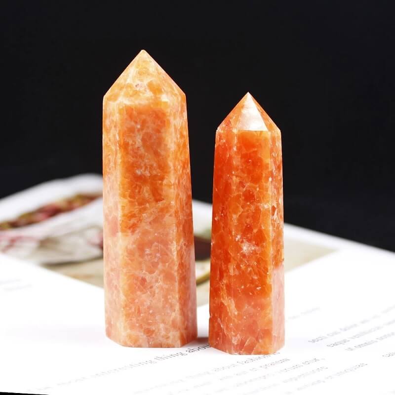 Sunstone Crystal Tower Healing Stone