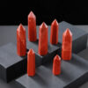 Red Jasper Tower Point Crystal Wand