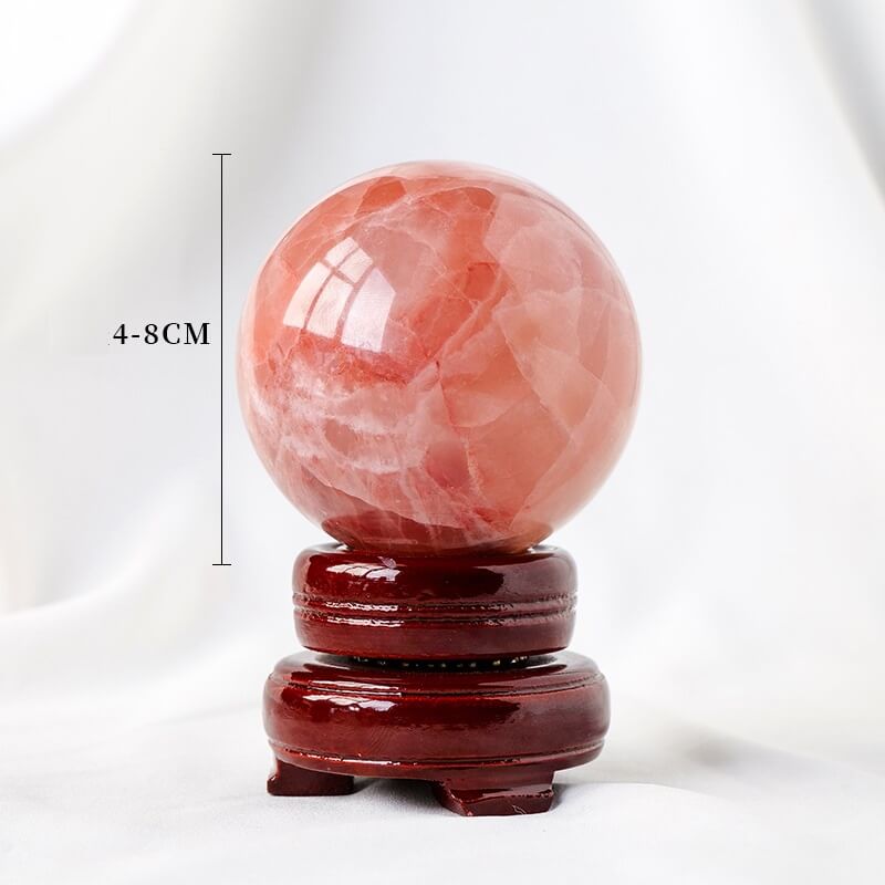 Calcite Spheres Red Calcite Ball Stone