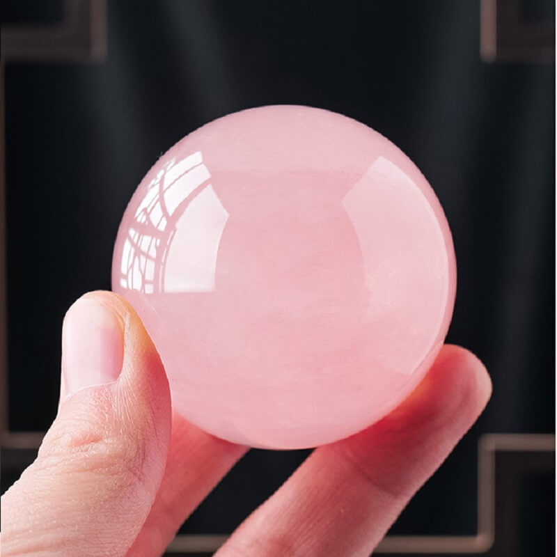 Rose Quartz Sphere Large Crystal Balls