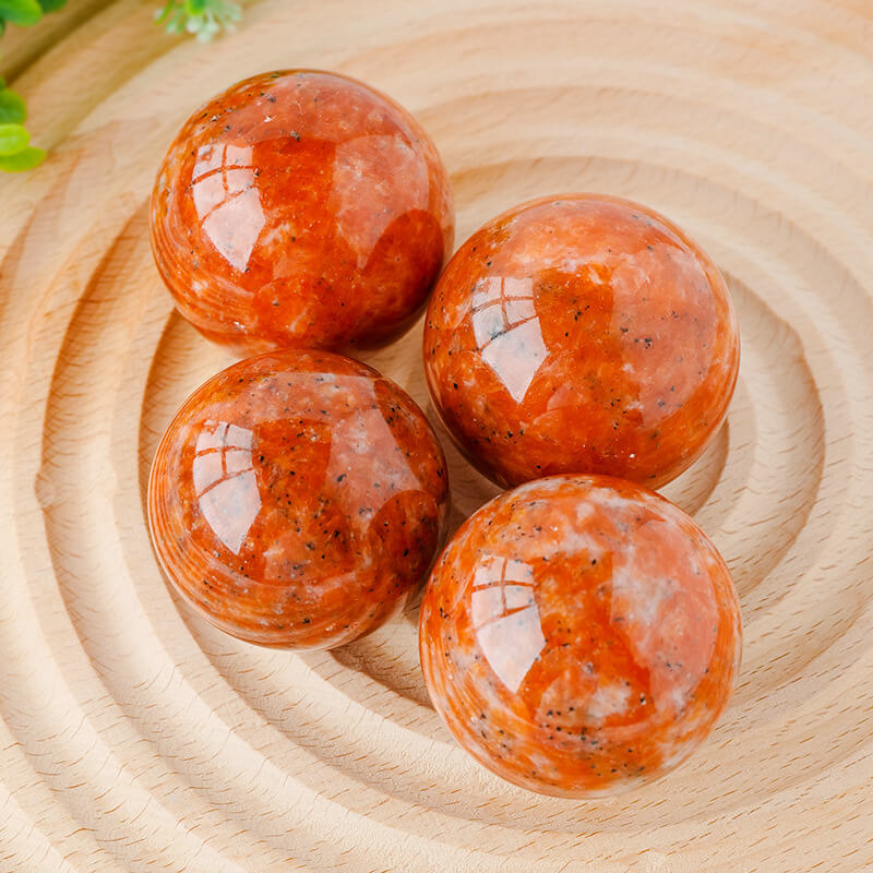 Sunstone Sphere Ball Healing Crystal Stones
