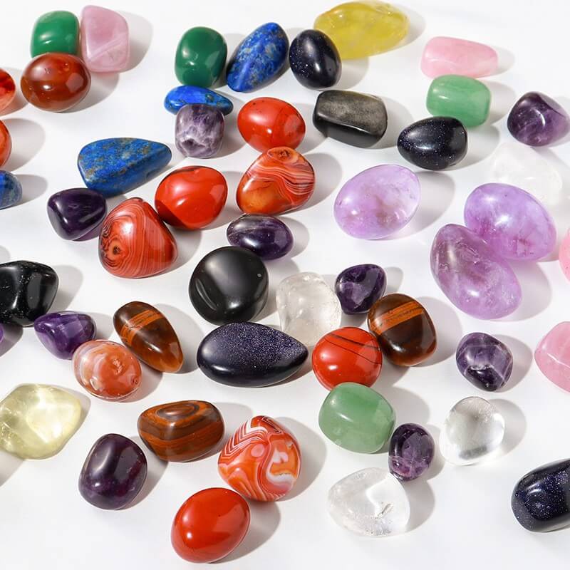 1" Tumbled Crystals Quartz Stones Wholesale