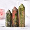 Unakite Tower Healing Crystal Point