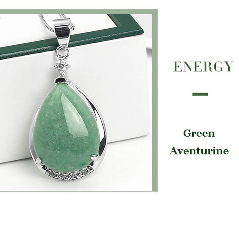 Water Drop Necklace Wholesale Stone Crystal - Image 13
