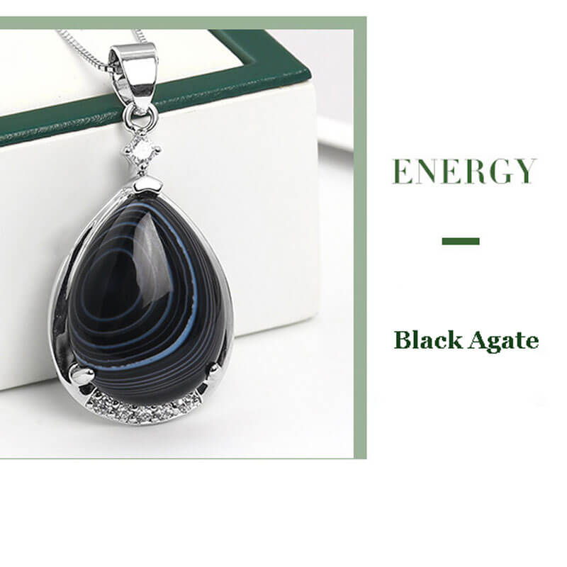 Water Drop Necklace Wholesale Stone Crystal - Image 14