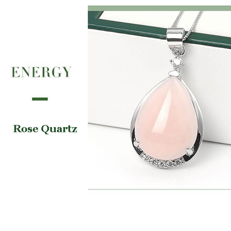Water Drop Necklace Wholesale Stone Crystal - Image 6