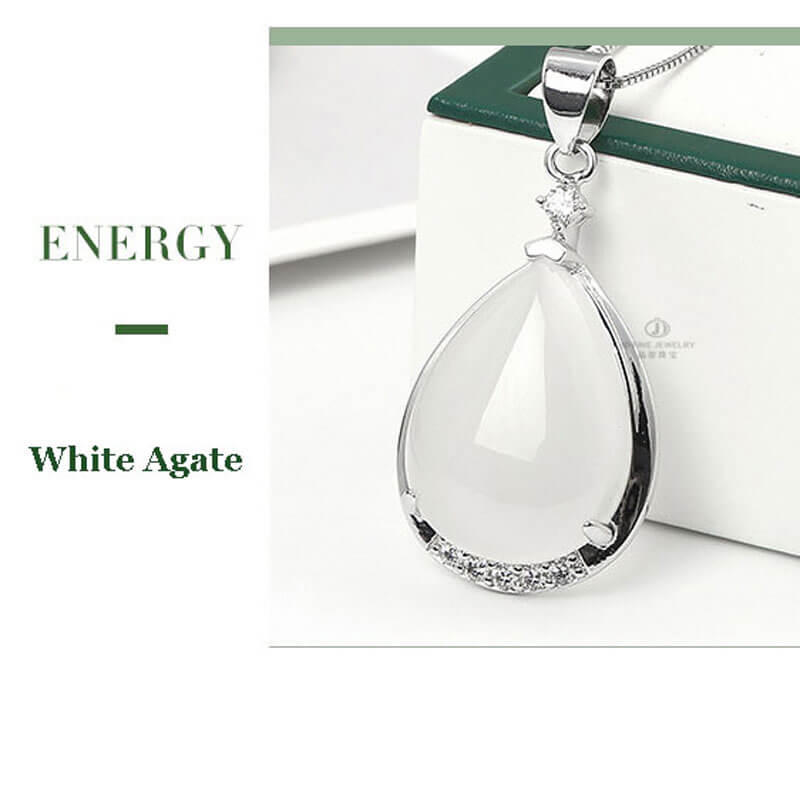 Water Drop Necklace Wholesale Stone Crystal - Image 7