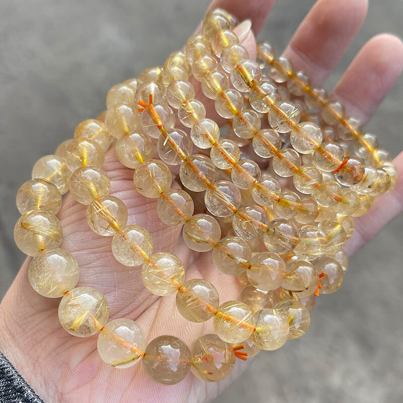 Yellow Tourmaline Crystal Bracelet Wholesale