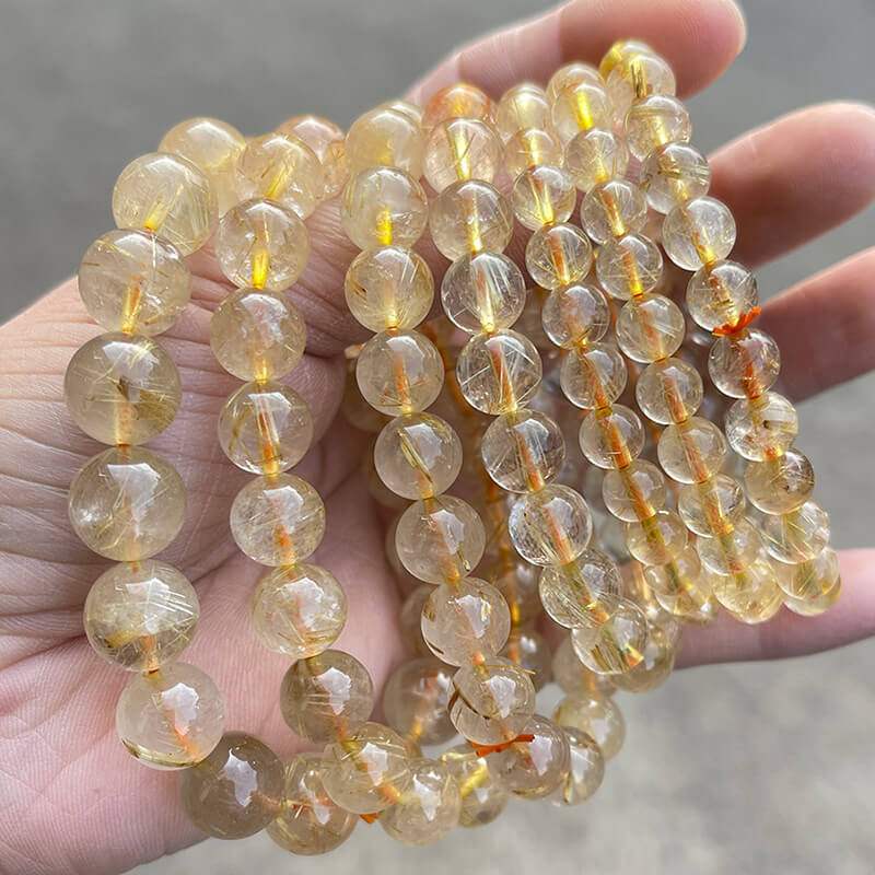 Yellow Tourmaline Crystal Bracelet Wholesale