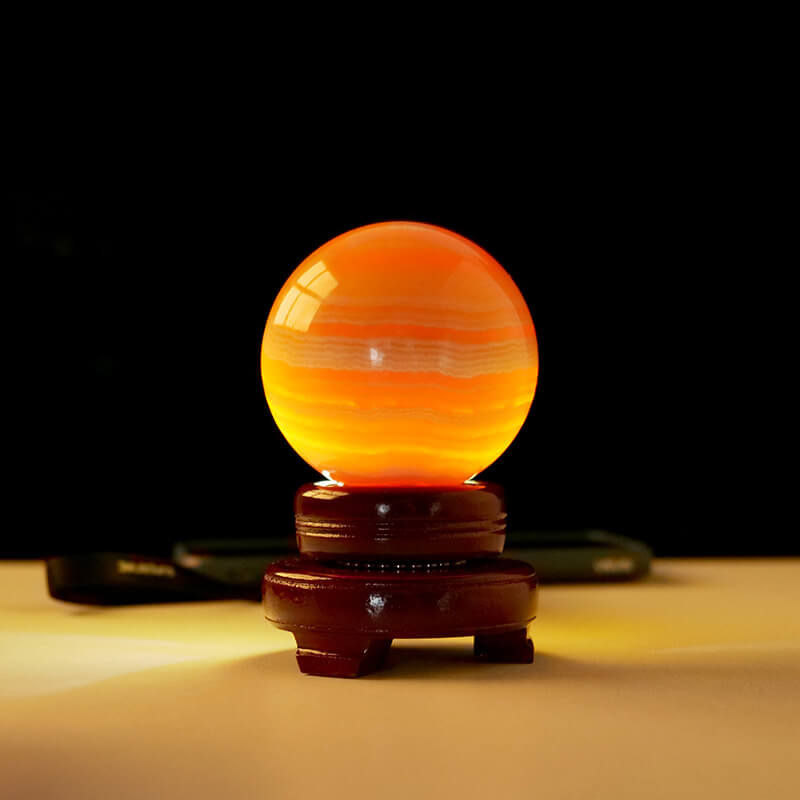 Calcite Balls Yellow Calcite Sphere